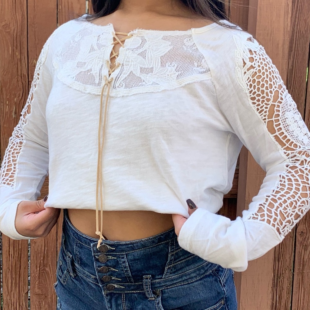 Free People Long-sleeve top
